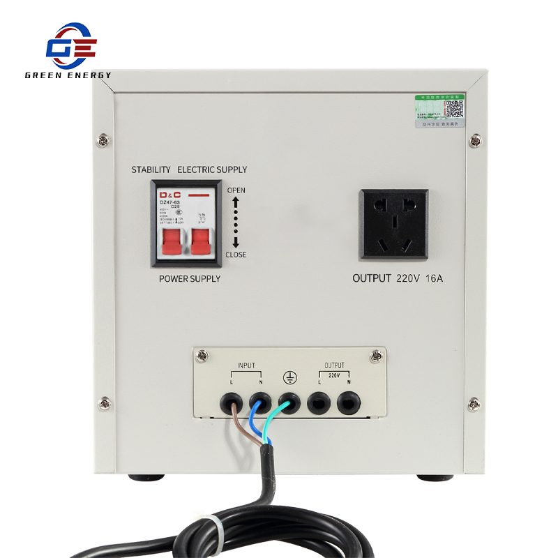 Stabilisateur de tension automatique monophasé domestique TND/SVC pour climatiseur de réfrigérateur