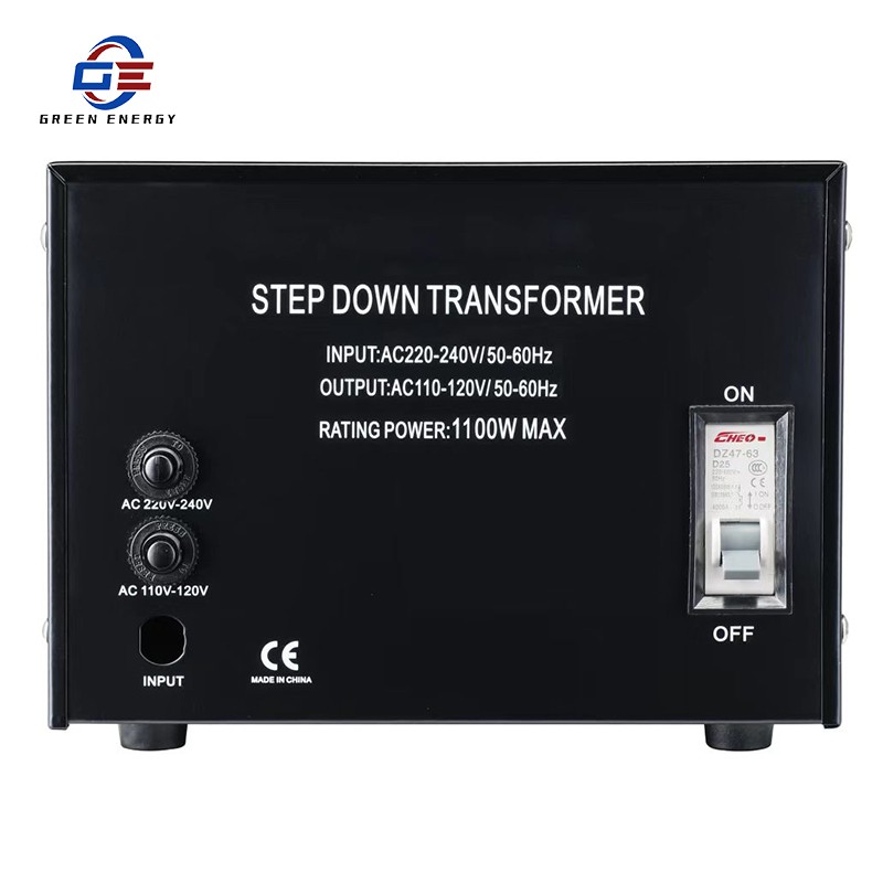 Convertisseur de tension 220V à 110V 100VA-5000VA Transformateur élévateur et abaisseur