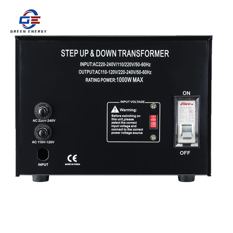 Convertisseur de tension 220V à 110V 100VA-5000VA Transformateur élévateur et abaisseur