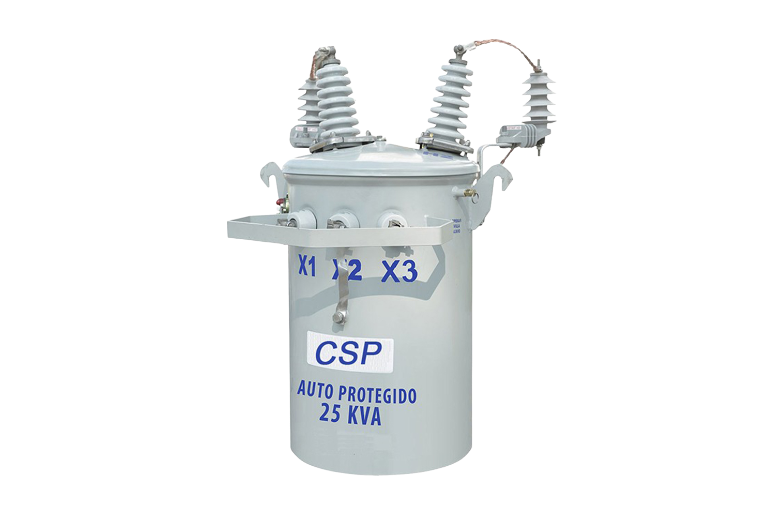 Single phase pole transformer