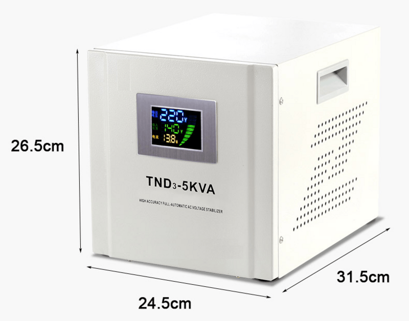 230/220V AC 5000W 5000VA Single Phase Servo Type Automatic Voltage Stabilizer
