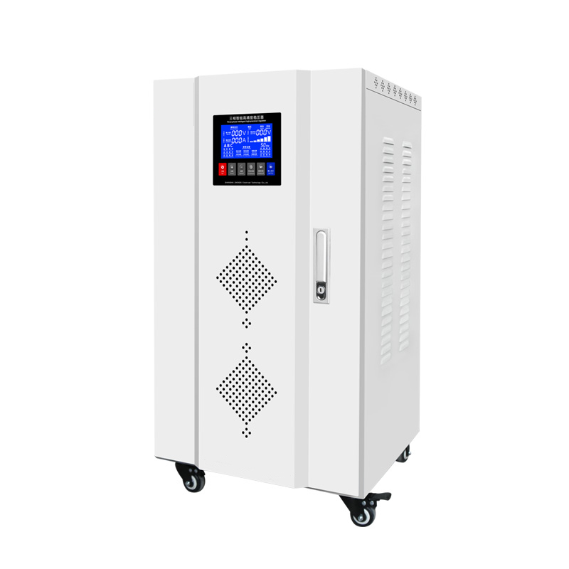 SVC/TNS 10~120Kva Servo Avr 380v Intelligent Digital Display Three Phase Voltage Regulators/Stabilizers for Industrial Svc