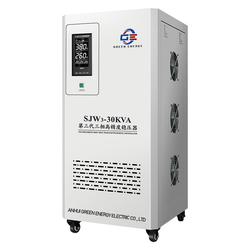 SJW Series 220v 380v 400v 415v 440v Avr 20kva 30kva 50kva 60kva 75kva 100kva 3 Phase Automatic Voltage Regulator Industrial Stabilizer