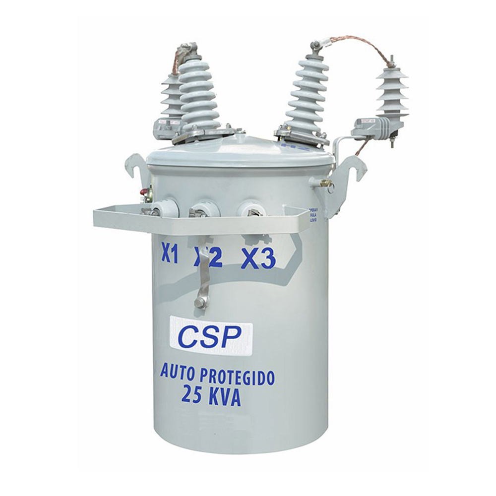 Single phase pole transformer